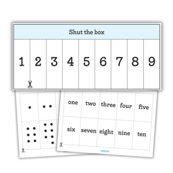 Shut the box game