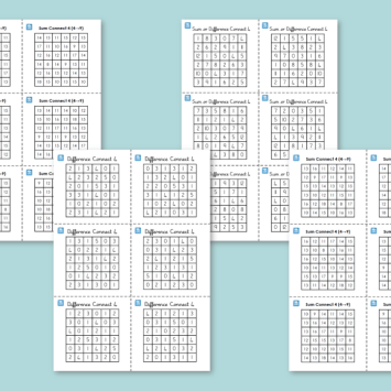 Connect 4 maths games KS2