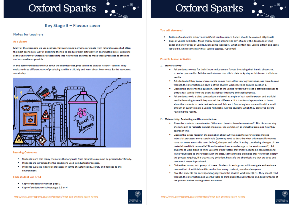 KS3 Science Lesson Flavour Saver Teachwire