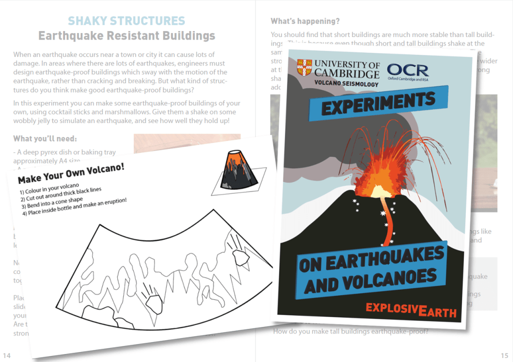 Volcanoes KS2 Volcano & earthquake science experiments Teachwire