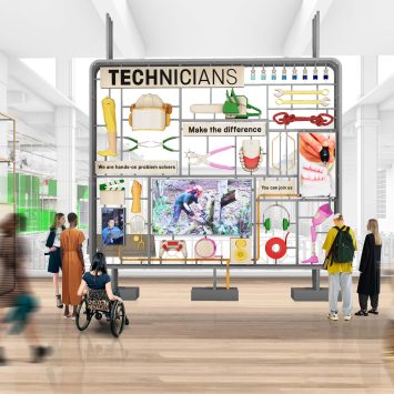 Science Museum entrance to Technicians The David Sainsbury Gallery