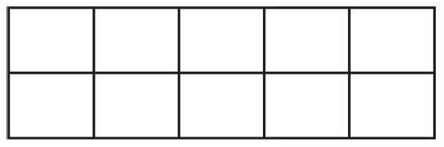 Blank 2 x 5 array