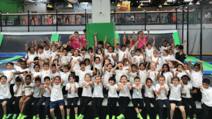 Schoolchildren at Jump In Adventure & Trampoline Parks