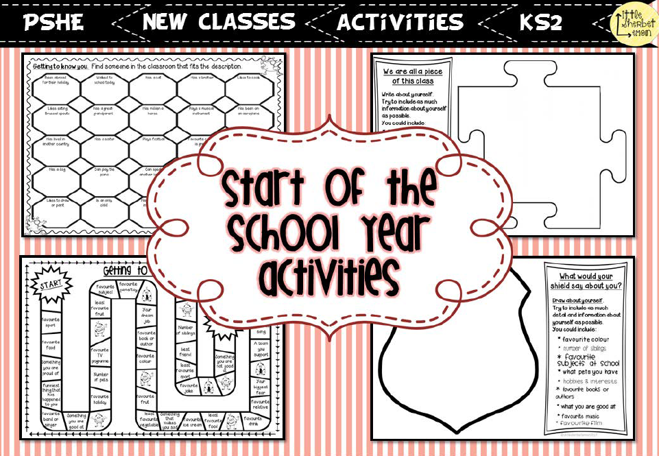 Back-to-school activities for KS2