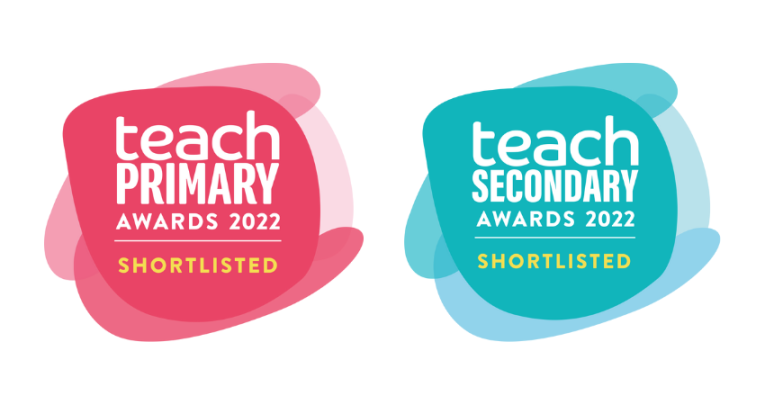 Teach Primary Awards and Teach Secondary Awards shortlist logos