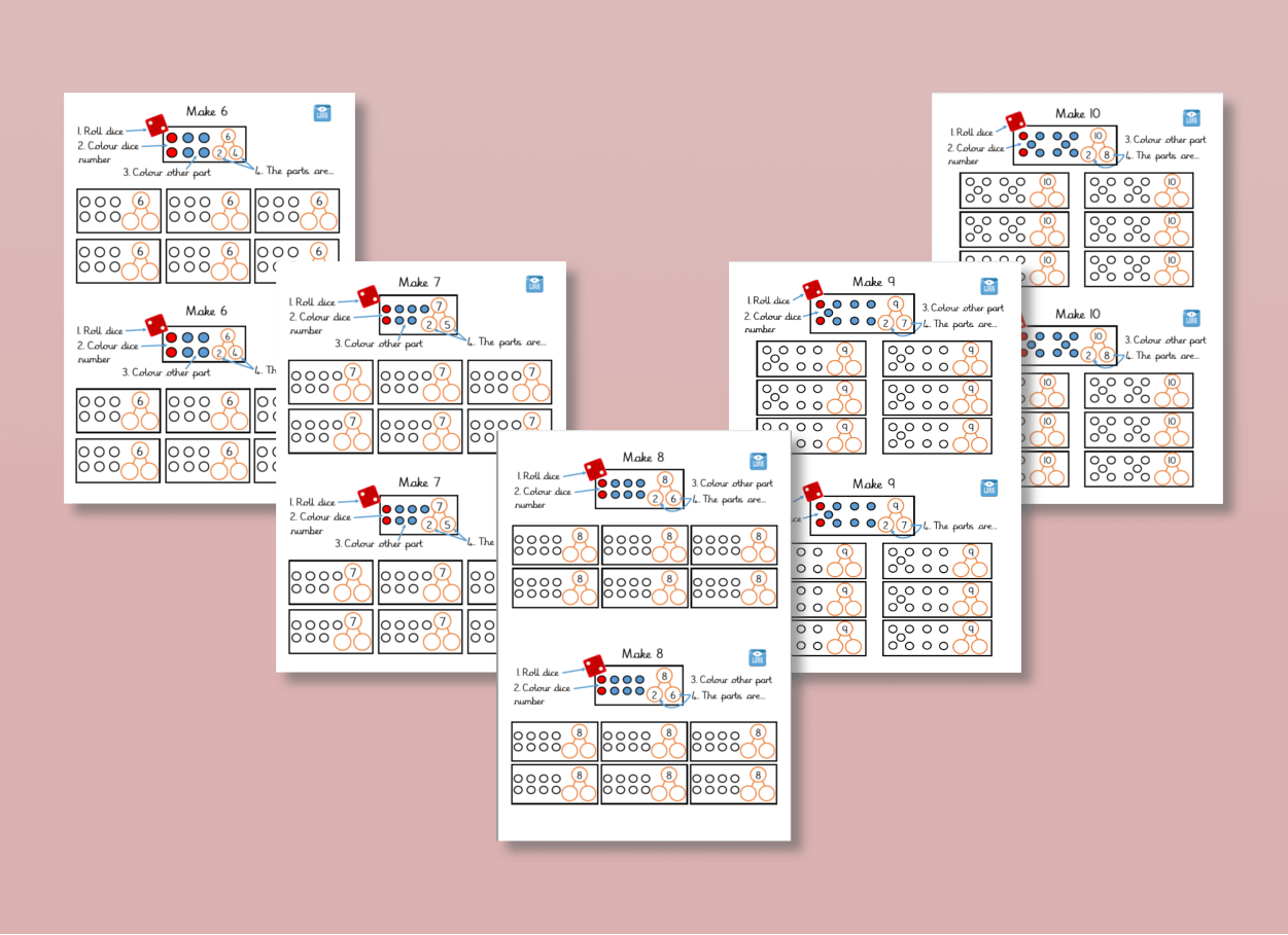Number bonds to 10 8 of the best worksheets and resources for KS1/2