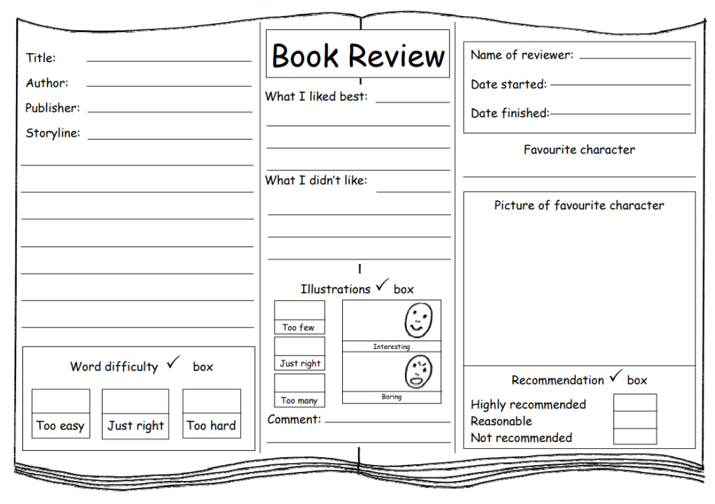 poetry book review template