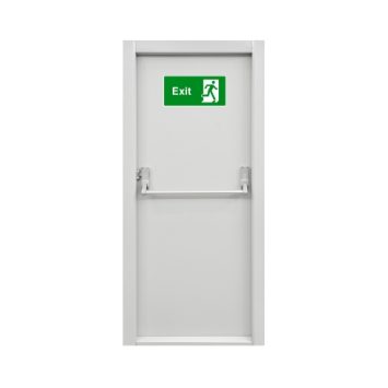 Photograph of an exit door
