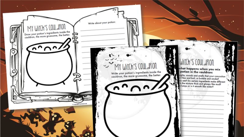 Halloween activities for schools worksheet