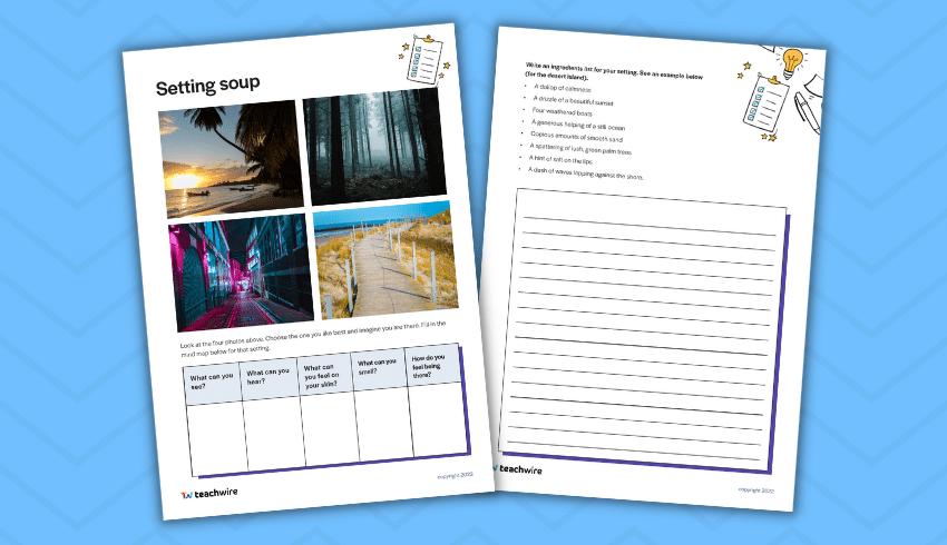 year 5 creative writing worksheets