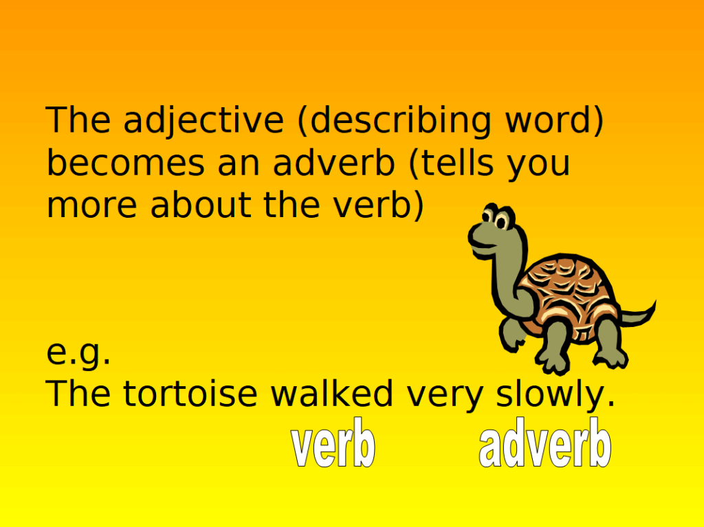 adverb homework year 6