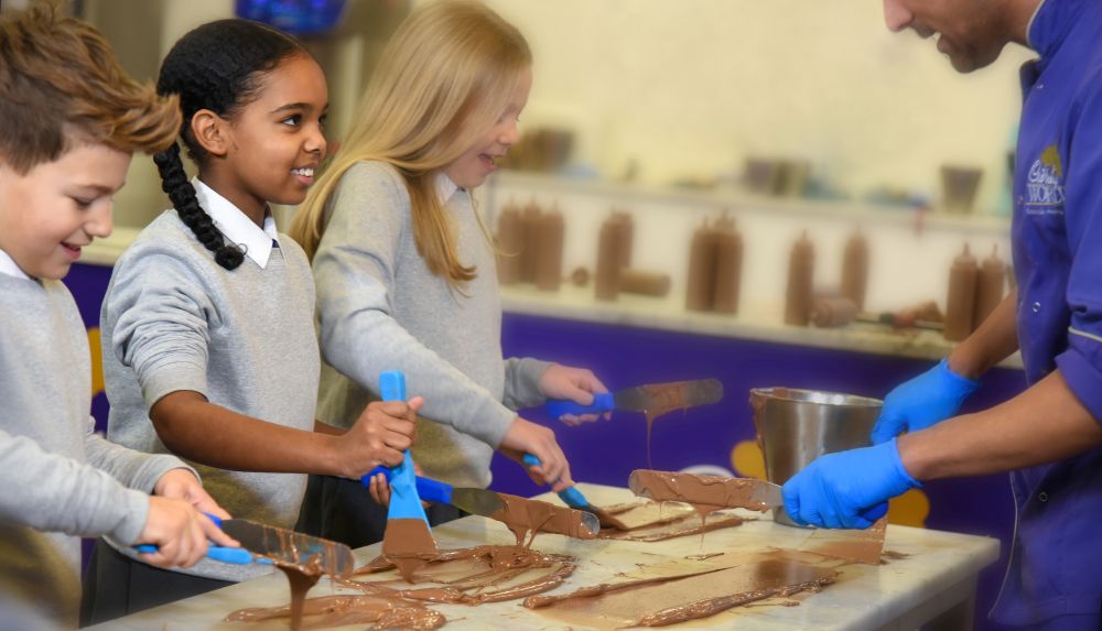 school trip cadbury world