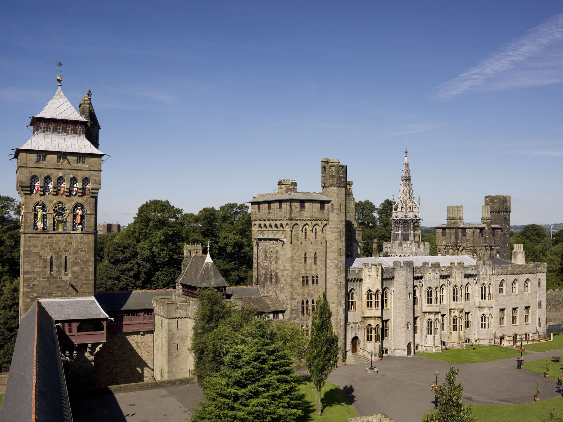 Cardiff Castle in the City Centre