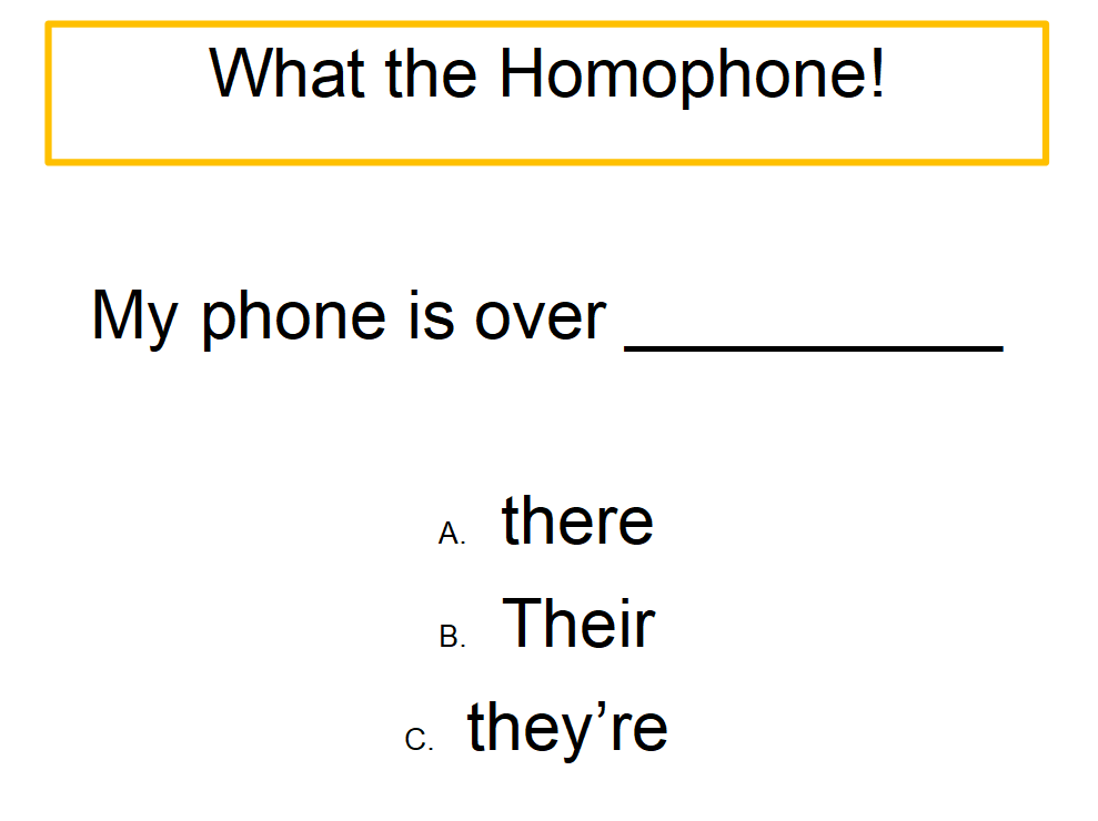 homophones homework year 5