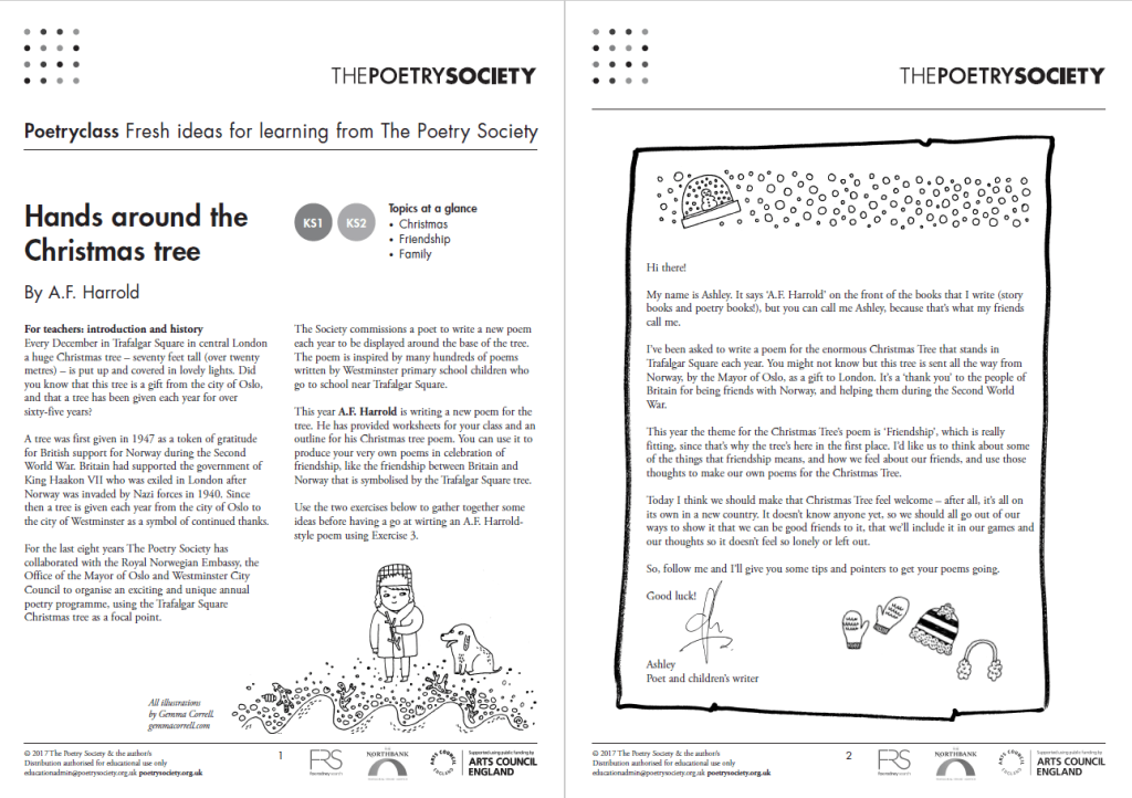 AF Harrold Christmas activities worksheets