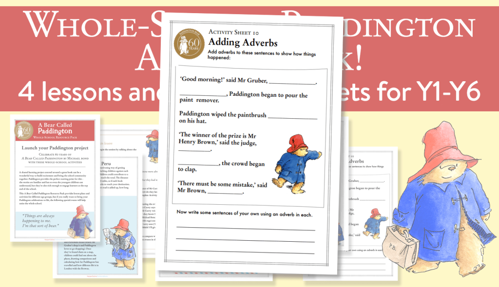 National Writing Day Paddington resources