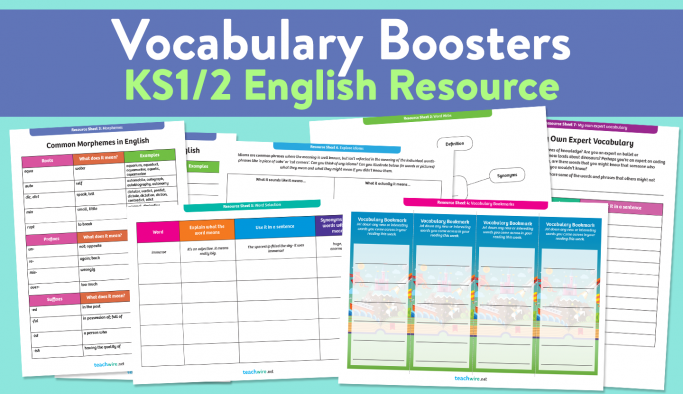 ks2 vocabulary worksheets