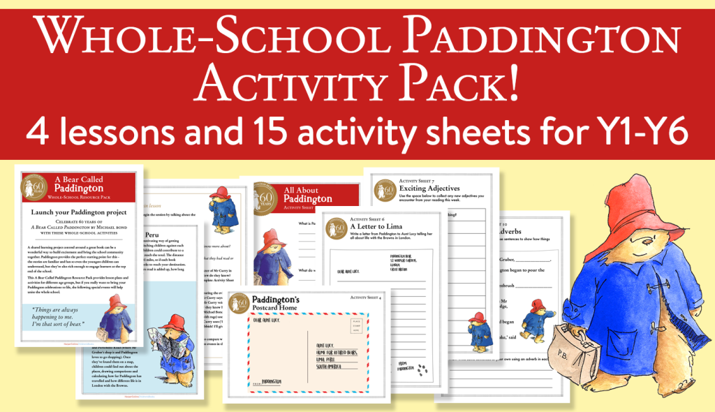Paddington Bear World Book Day ideas for schools