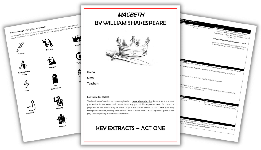 Macbeth revision and teaching resources