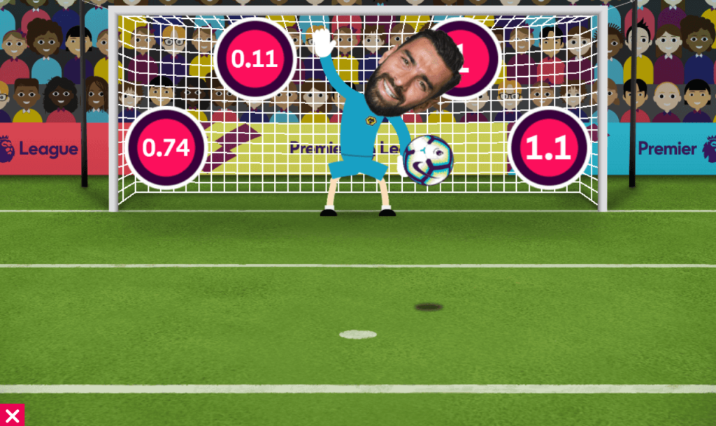 Football maths game KS2