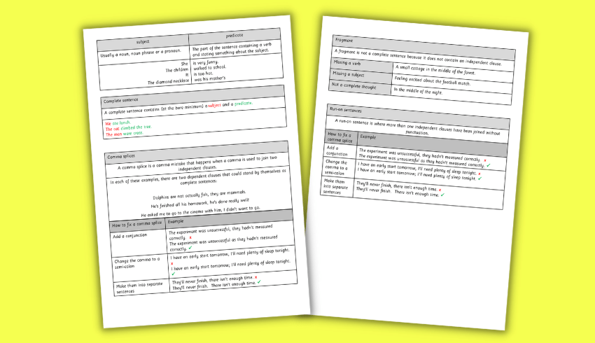 Punctuation games worksheet