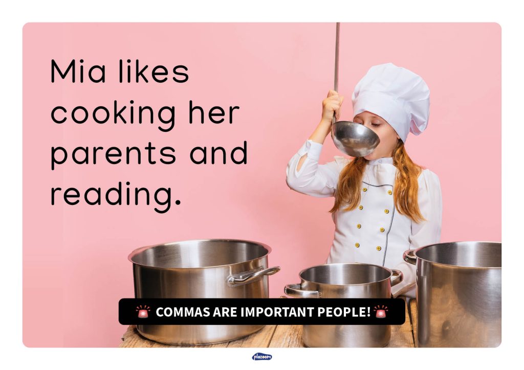 meme - Mia likes cooking her parents and reading