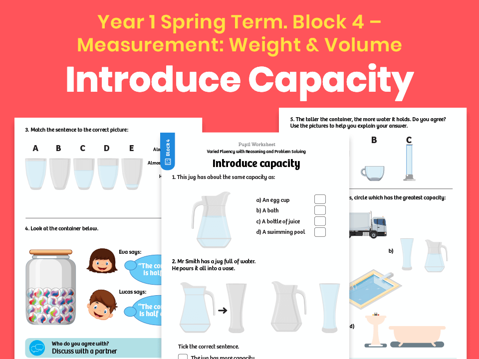 capacity homework year 1