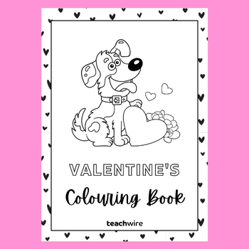 Valentines colouring pages for schools
