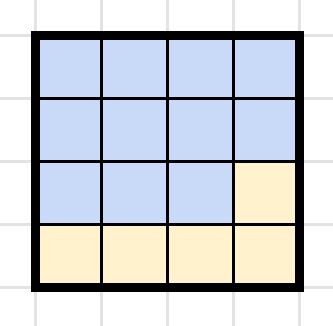 Grid showing two prime numbers making square numbers