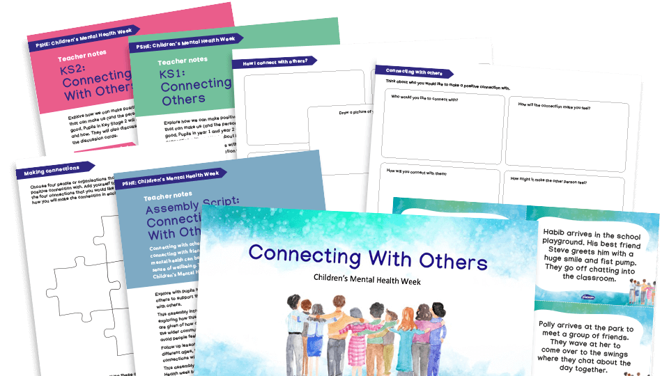 Connecting with others resource for Children's Mental Health Week