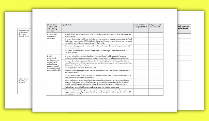 Children's Mental Health Week planner