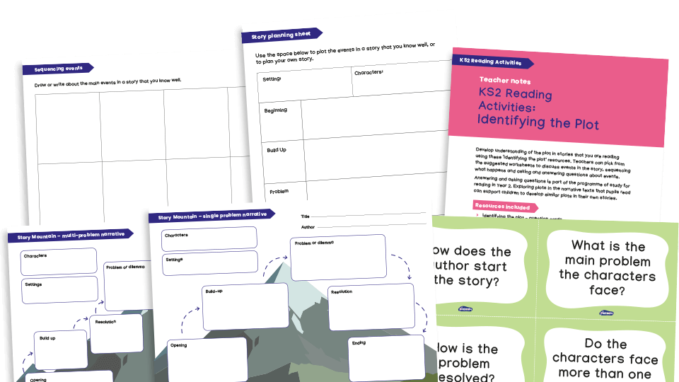 Story mountain resources from Plazoom