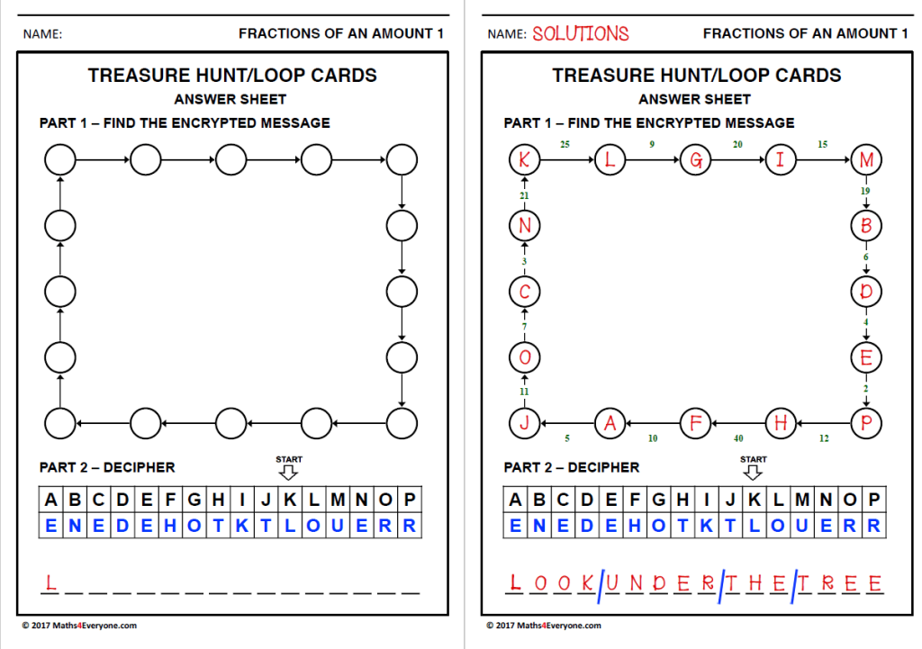 ks3 fractions worksheet