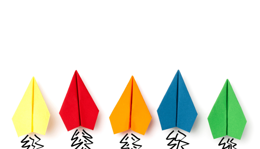 Paper plane bullseye STEM education activity