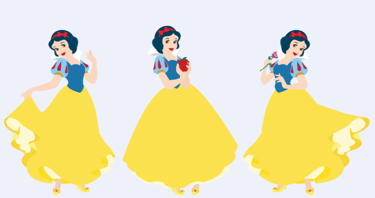Snow White representing primary school maths