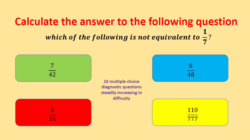 ks3 fractions worksheet