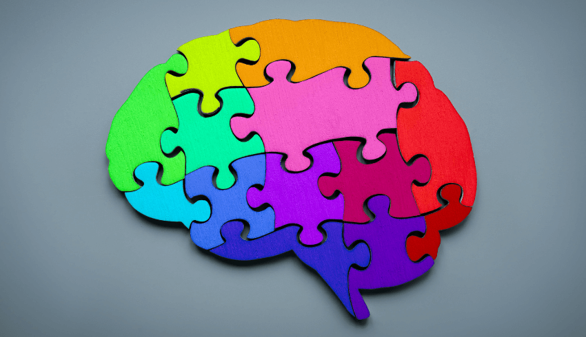 Jigsaw puzzle brain representing school exclusion