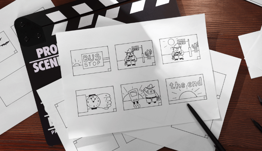 Storyboard template example
