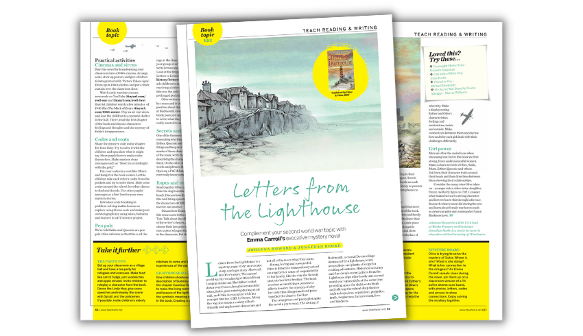 WW2 KS2 resource about Letters from the Lighthouse
