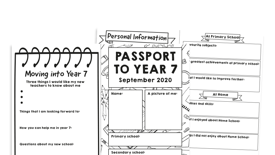 End of year activities passport