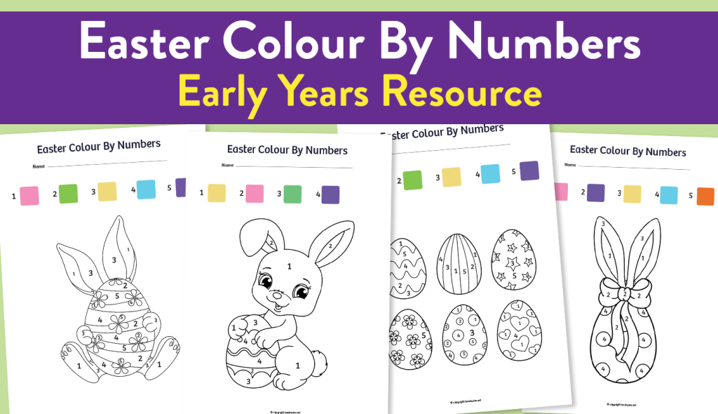 Easter colouring sheets