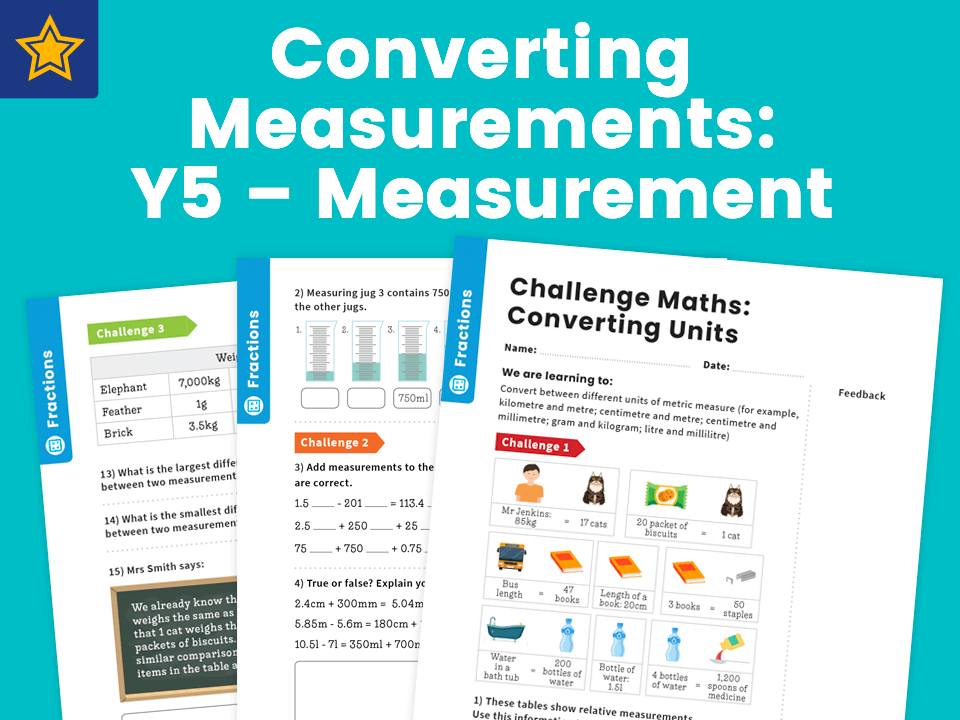 Converting measurements – Best worksheets and resources for KS2