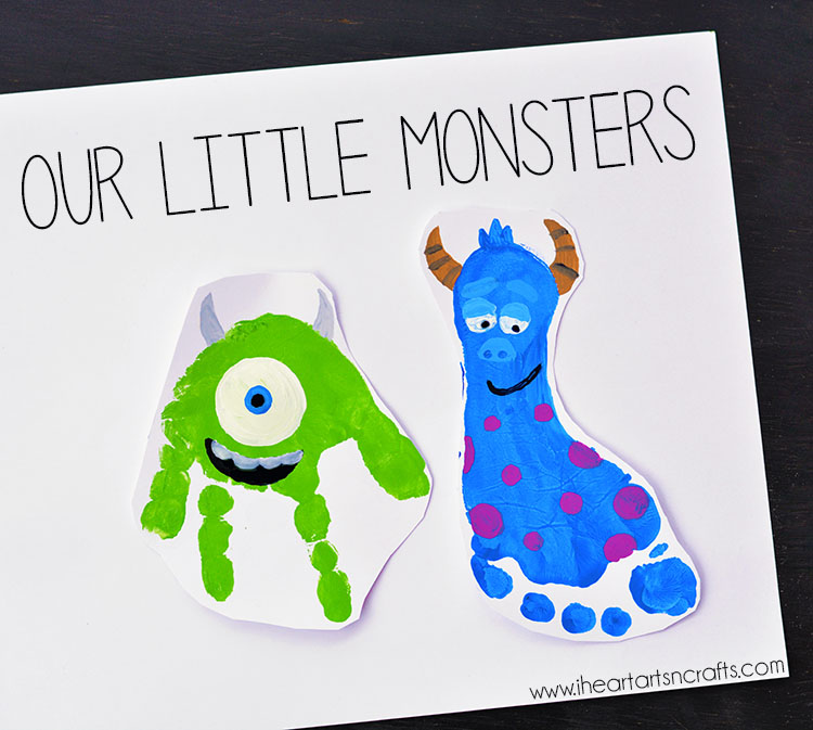 Father's Day activities idea - monster card