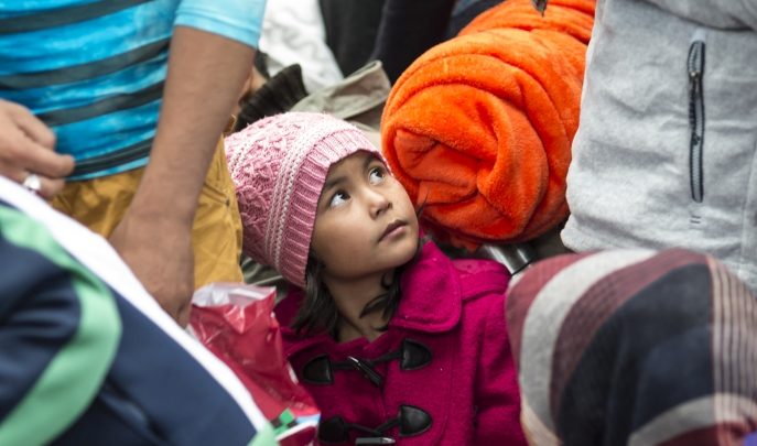 Refugee child