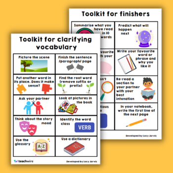 Vocabulary worksheets