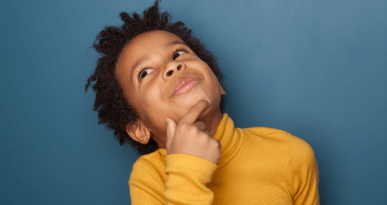 Young boy thinking, representing Dyslexia Awareness Week