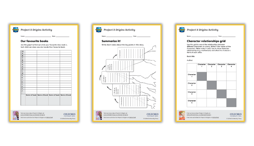 reading activity for year 1