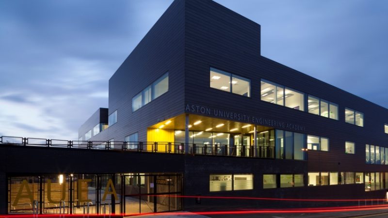 Photo showing exterior shot of Aston University Engineering Academy, representing a lesson observation