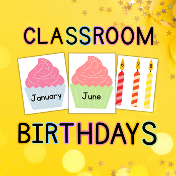 Birthday classroom display