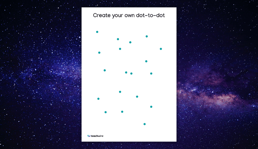 Create your own cosntellation English starter activities